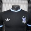 Argentina Black with Sky Blue Trim Jersey 2