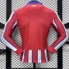 Atletico Madrid Home Long Sleeve Jersey back