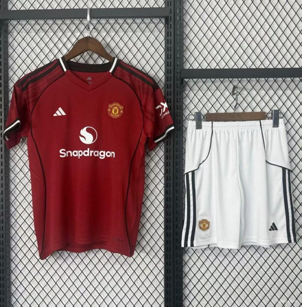 Kids Manchester United Home Jersey front