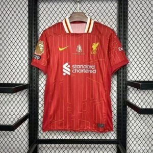 Liverpool Home Jersey With Champion Printing front